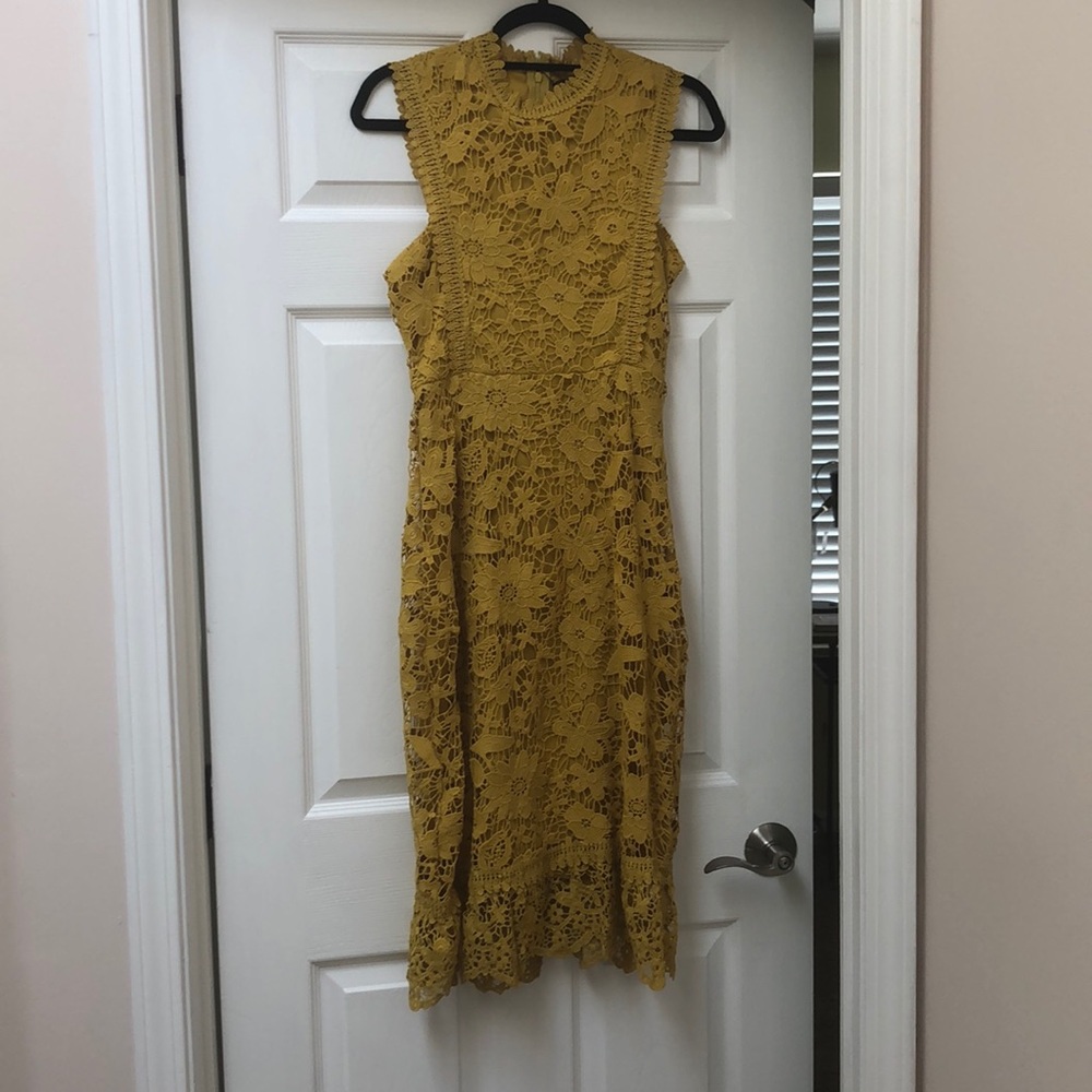 Yellow Lace Dress